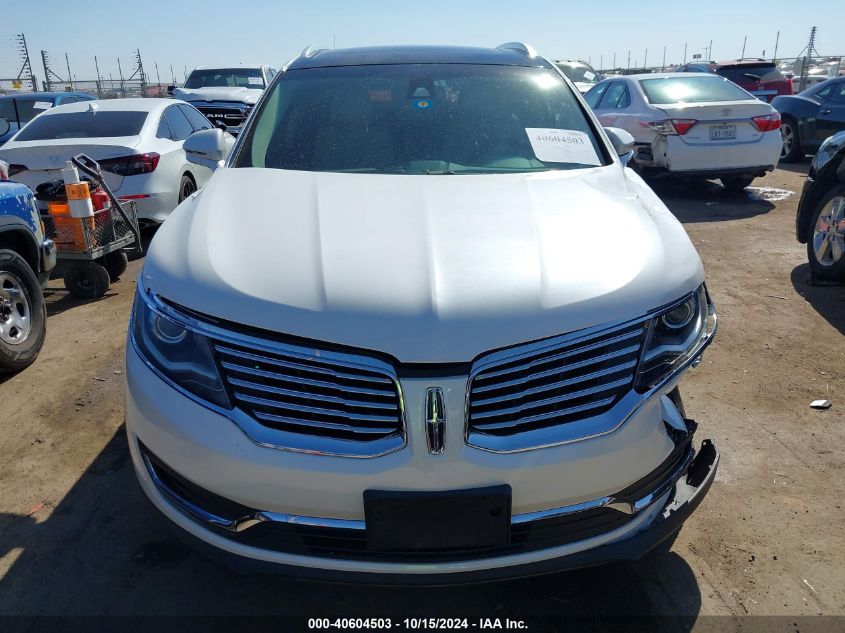 2017 Lincoln Mkx Reserve VIN: 2LMPJ8LR9HBL51312 Lot: 40604503