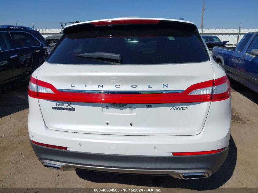 2017 Lincoln Mkx Reserve VIN: 2LMPJ8LR9HBL51312 Lot: 40604503