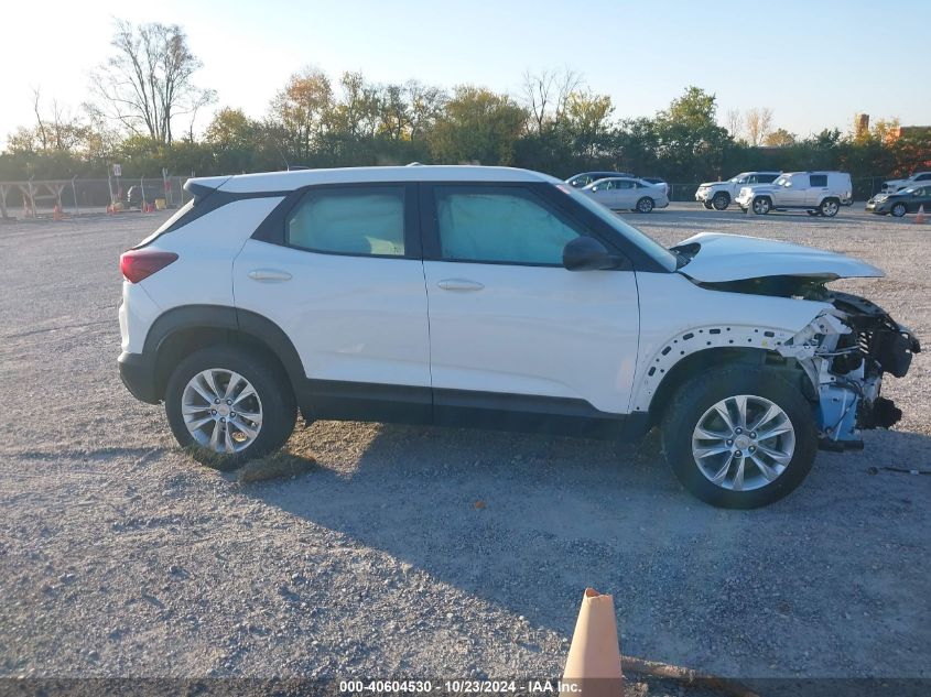 2022 Chevrolet Trailblazer Fwd Ls VIN: KL79MMS24NB100810 Lot: 40604530