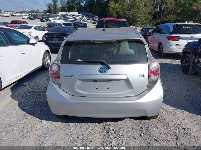 2012 Toyota Prius C One VIN: JTDKDTB34C1510632 Lot: 40604546