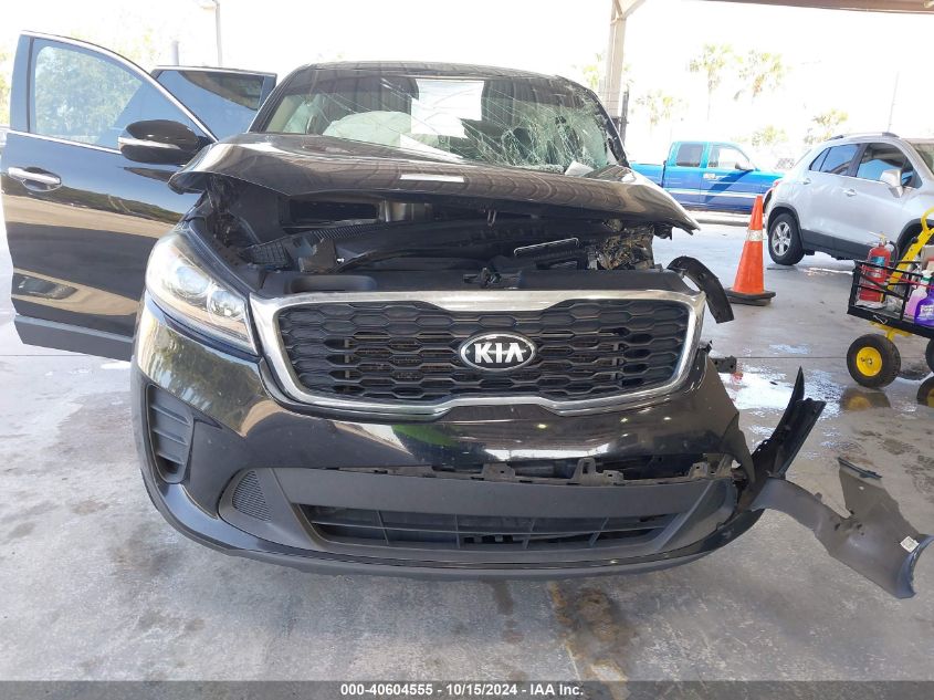 2019 Kia Sorento 2.4L Lx VIN: 5XYPG4A35KG566758 Lot: 40604555