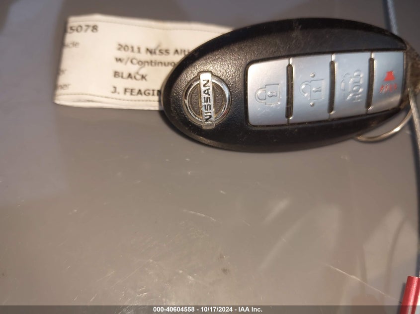 2011 Nissan Altima 2.5 S VIN: 1N4AL2EP9BC107021 Lot: 40604558