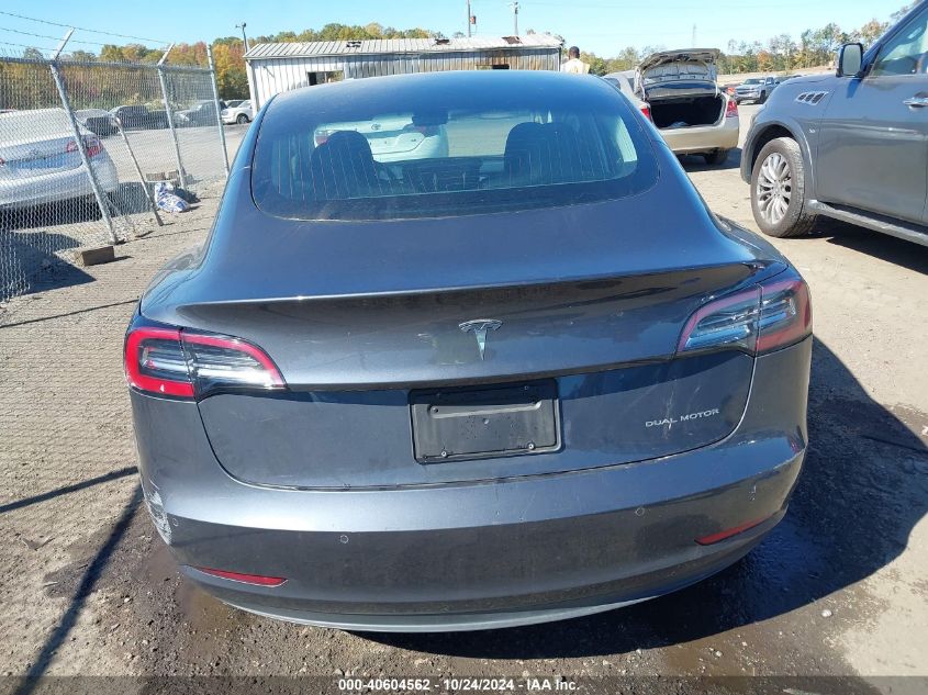 2019 Tesla Model 3 Long Range/Performance VIN: 5YJ3E1EB8KF510339 Lot: 40604562