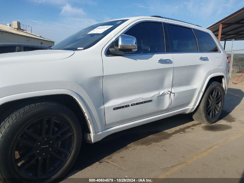 2017 Jeep Grand Cherokee Overland 4X4 VIN: 1C4RJFCT7HC800303 Lot: 40604579