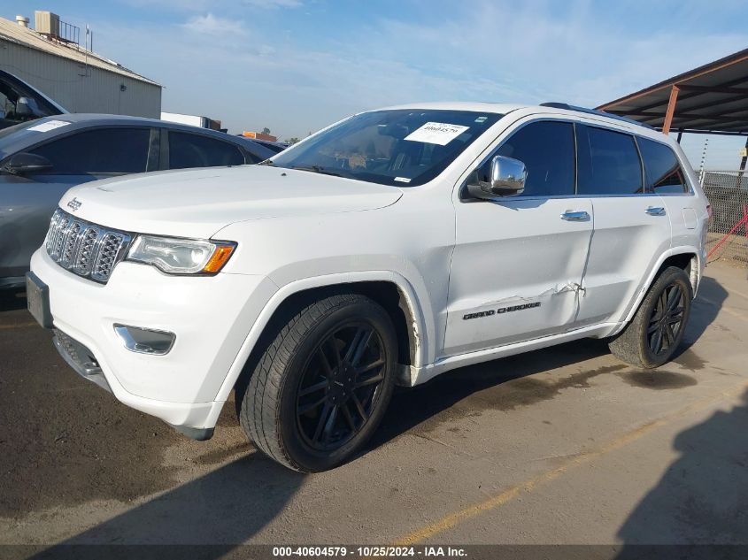 2017 Jeep Grand Cherokee Overland 4X4 VIN: 1C4RJFCT7HC800303 Lot: 40604579