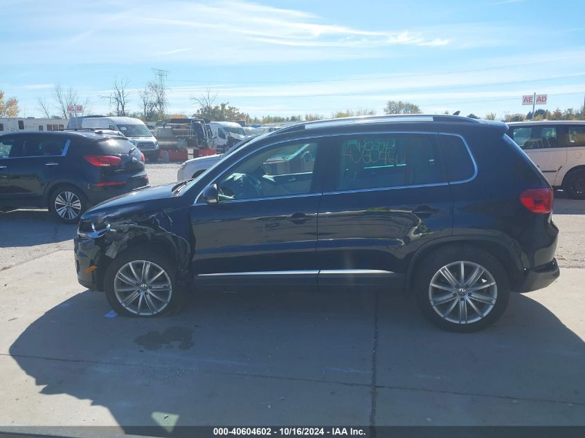 2015 Volkswagen Tiguan Se VIN: WVGAV7AX9FW562801 Lot: 40604602