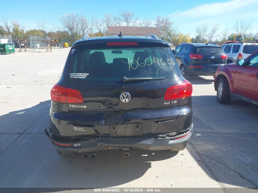 2015 Volkswagen Tiguan Se VIN: WVGAV7AX9FW562801 Lot: 40604602