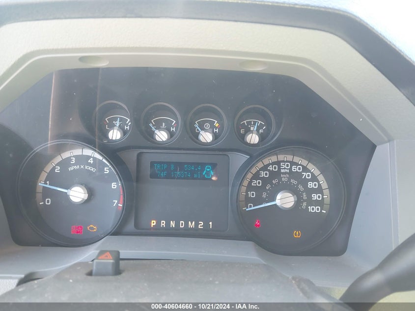 2013 Ford F250 Super Duty VIN: 1FT7X2B64DEB88215 Lot: 40604660