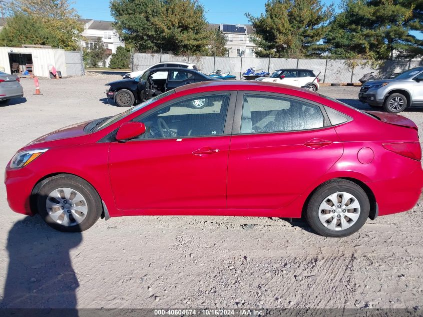 2016 Hyundai Accent Se VIN: KMHCT4AE7GU140051 Lot: 40604674