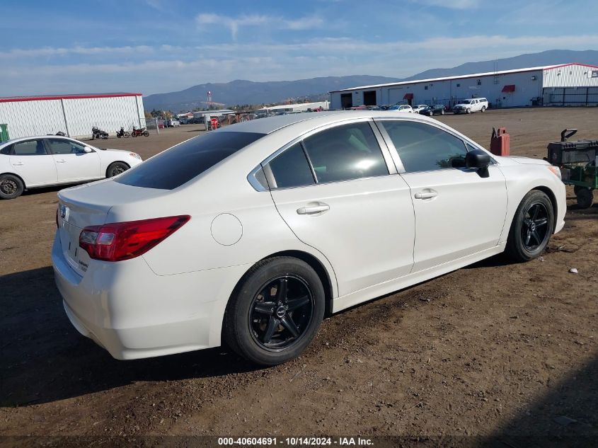 2017 Subaru Legacy 2.5I VIN: 4S3BNAA65H3026185 Lot: 40604691