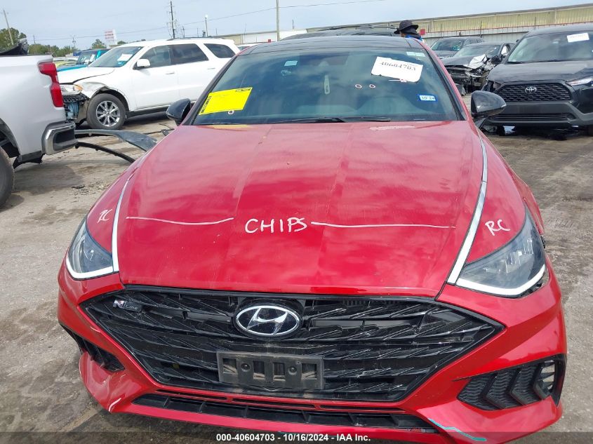 2022 Hyundai Sonata N Line VIN: 5NPEK4JCXNH144178 Lot: 40604703