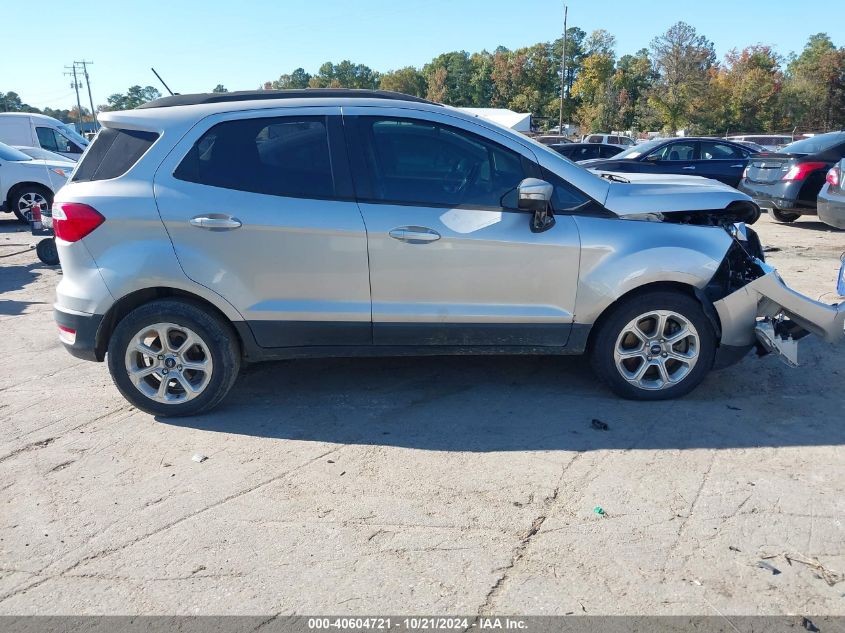 2019 Ford Ecosport Se VIN: MAJ3S2GE9KC263874 Lot: 40604721