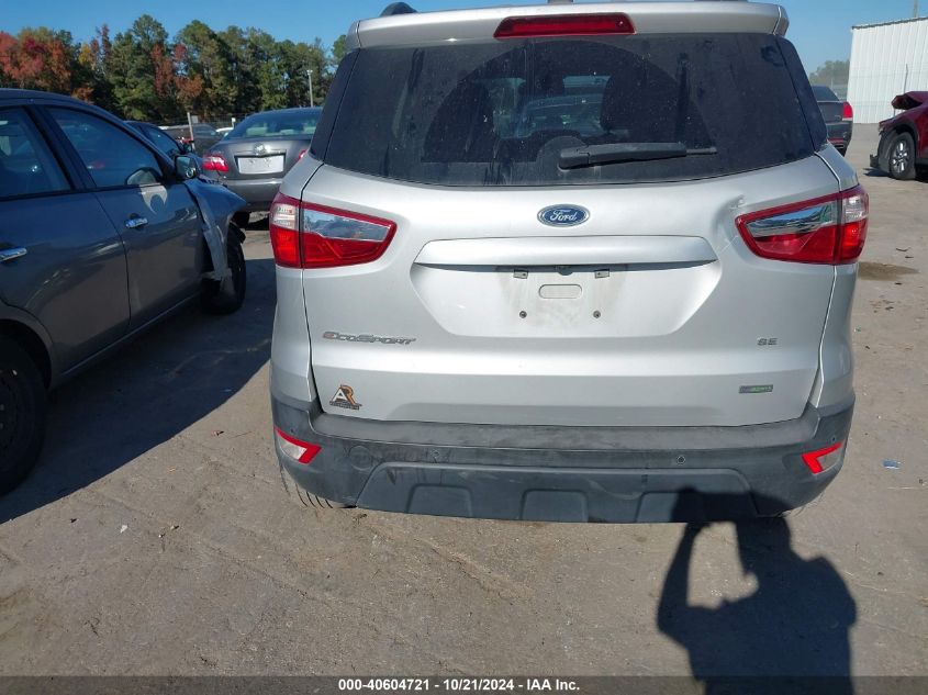 2019 Ford Ecosport Se VIN: MAJ3S2GE9KC263874 Lot: 40604721