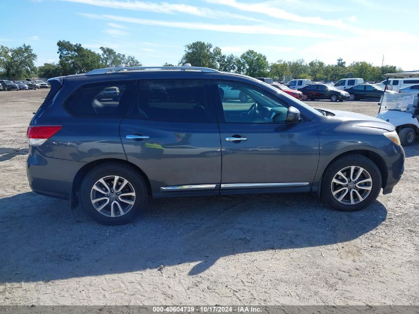 2014 Nissan Pathfinder Sl VIN: 5N1AR2MN2EC692811 Lot: 40604739