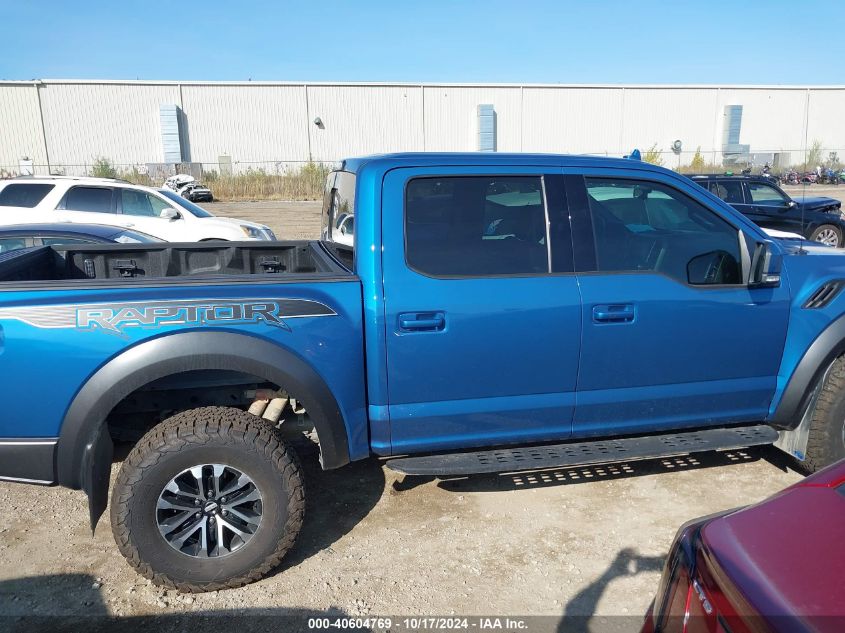 2019 Ford F-150 Raptor VIN: 1FTFW1RG7KFA15755 Lot: 40604769