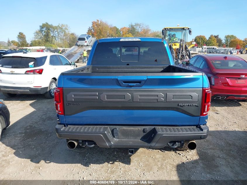 2019 Ford F-150 Raptor VIN: 1FTFW1RG7KFA15755 Lot: 40604769