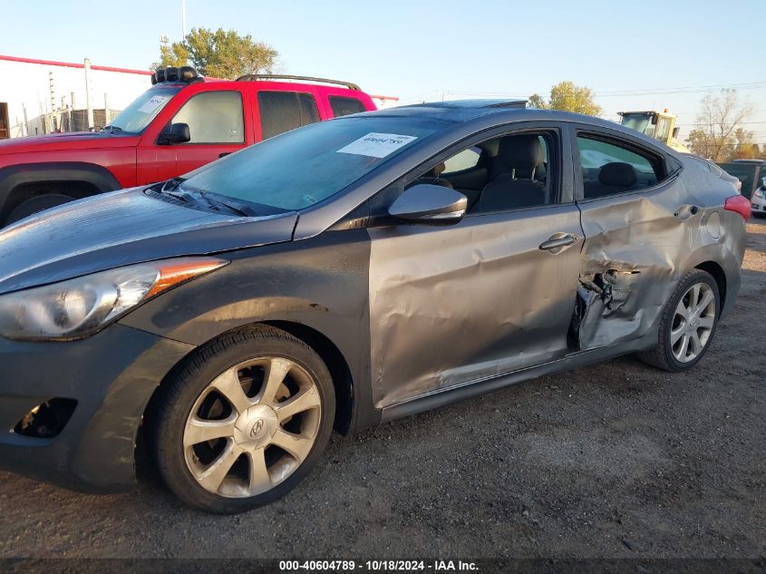 2012 Hyundai Elantra Limited VIN: 5NPDH4AE5CH106723 Lot: 40604789