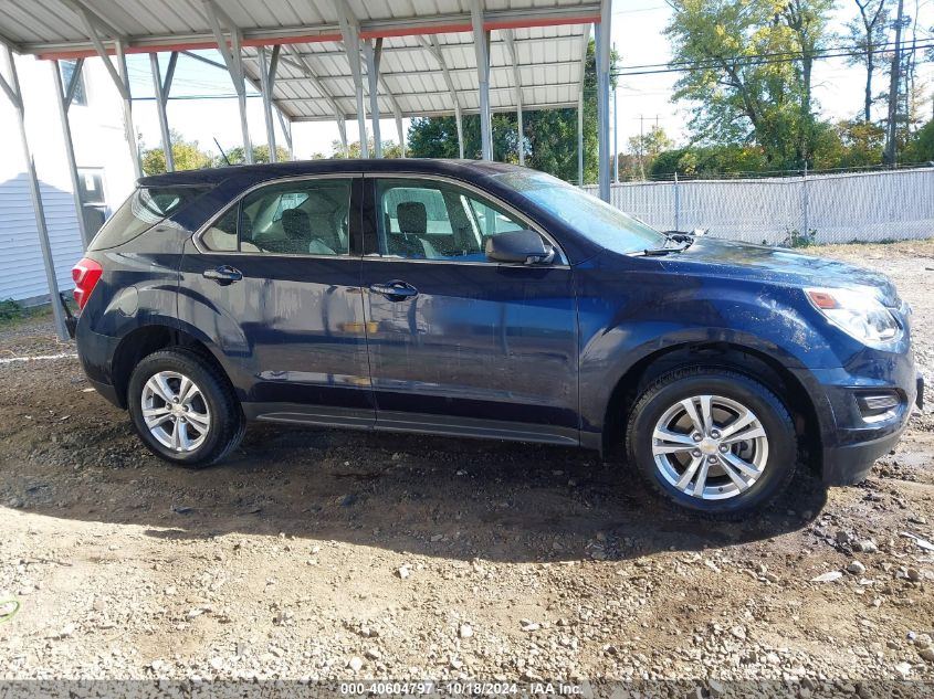 2017 Chevrolet Equinox Ls VIN: 2GNALBEK9H1611394 Lot: 40604797