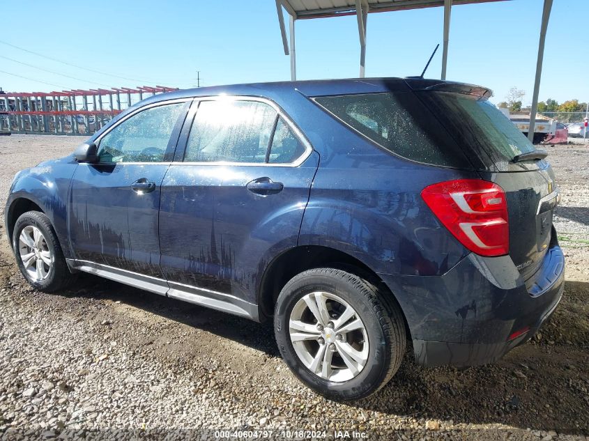 2017 Chevrolet Equinox Ls VIN: 2GNALBEK9H1611394 Lot: 40604797