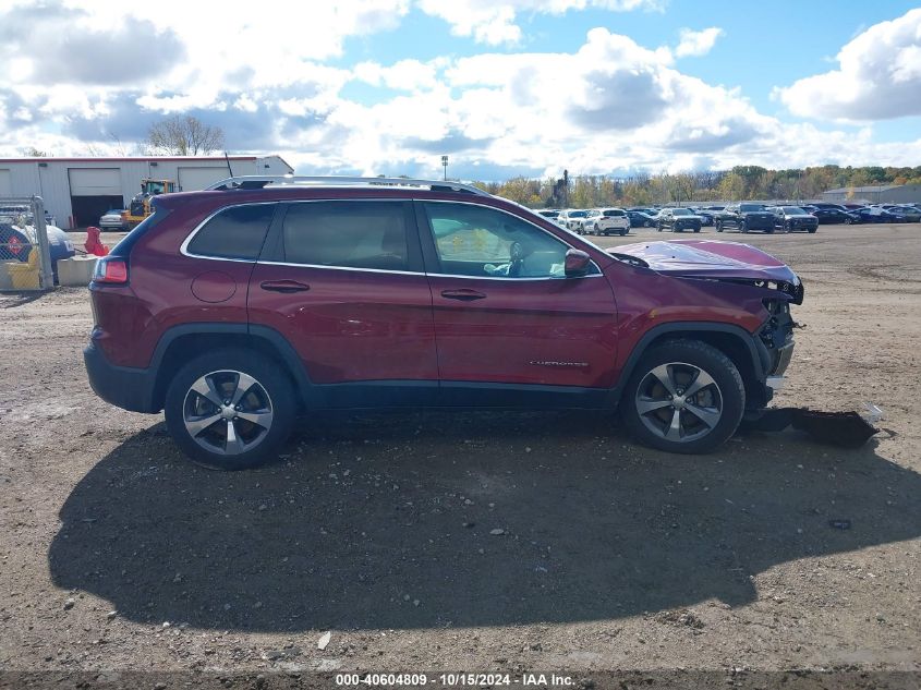 2019 Jeep Cherokee Limited 4X4 VIN: 1C4PJMDX2KD150181 Lot: 40604809