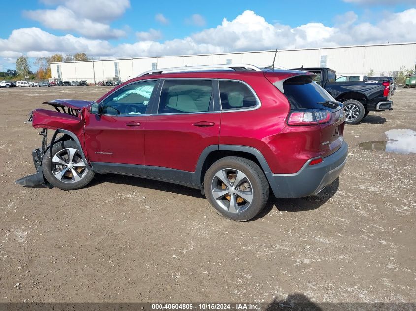 2019 Jeep Cherokee Limited 4X4 VIN: 1C4PJMDX2KD150181 Lot: 40604809