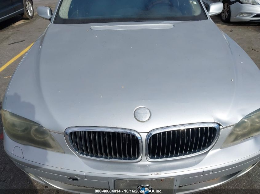 2008 BMW 750I VIN: WBAHL83578DT13306 Lot: 40604814