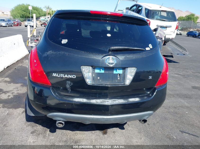 2005 Nissan Murano S VIN: JN8AZ08T65W325981 Lot: 40604856