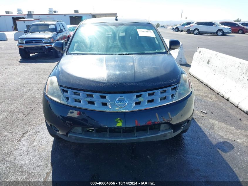 2005 Nissan Murano S VIN: JN8AZ08T65W325981 Lot: 40604856