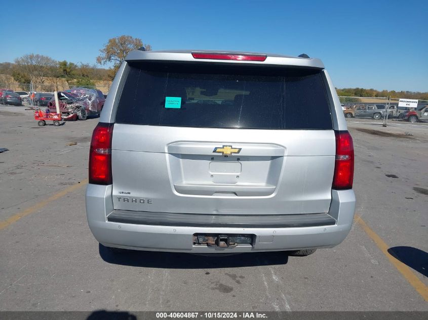 2016 Chevrolet Tahoe Lt VIN: 1GNSKBKC9GR117255 Lot: 40604867