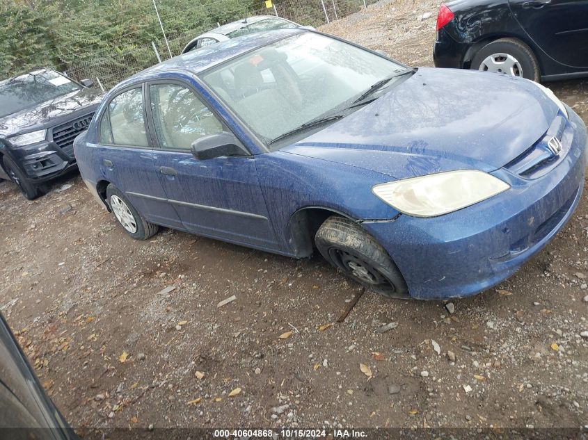 2004 Honda Civic Vp VIN: 1HGES16374L003992 Lot: 40604868