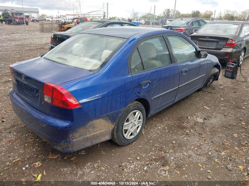 2004 Honda Civic Vp VIN: 1HGES16374L003992 Lot: 40604868