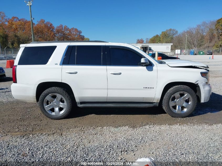 2016 Chevrolet Tahoe Ls VIN: 1GNSKAKC6GR288734 Lot: 40604885