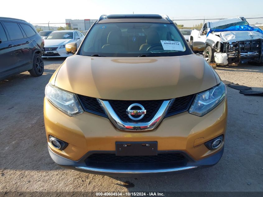 2015 Nissan Rogue Sl VIN: 5N1AT2MT8FC758828 Lot: 40604934