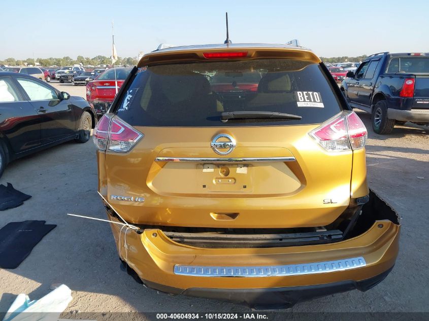 2015 Nissan Rogue Sl VIN: 5N1AT2MT8FC758828 Lot: 40604934