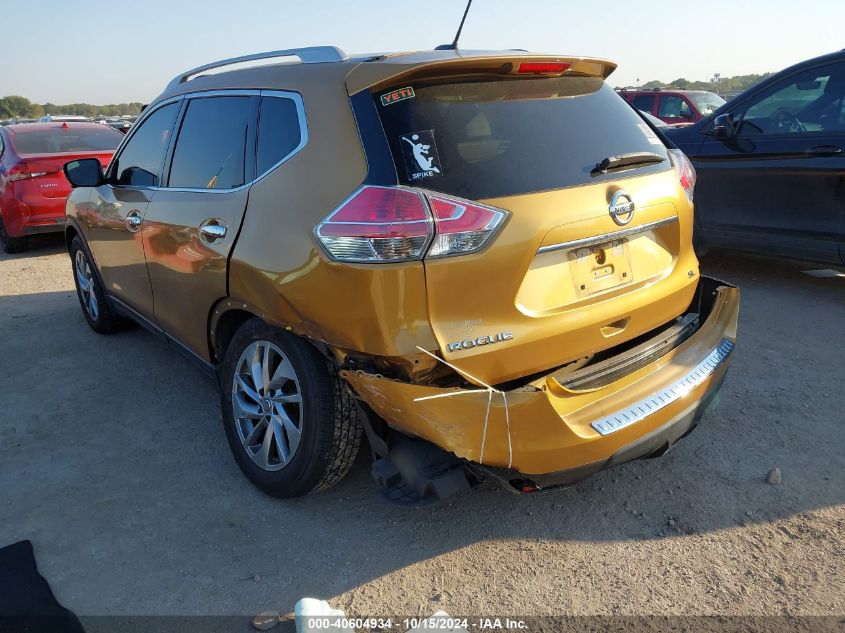 2015 Nissan Rogue Sl VIN: 5N1AT2MT8FC758828 Lot: 40604934