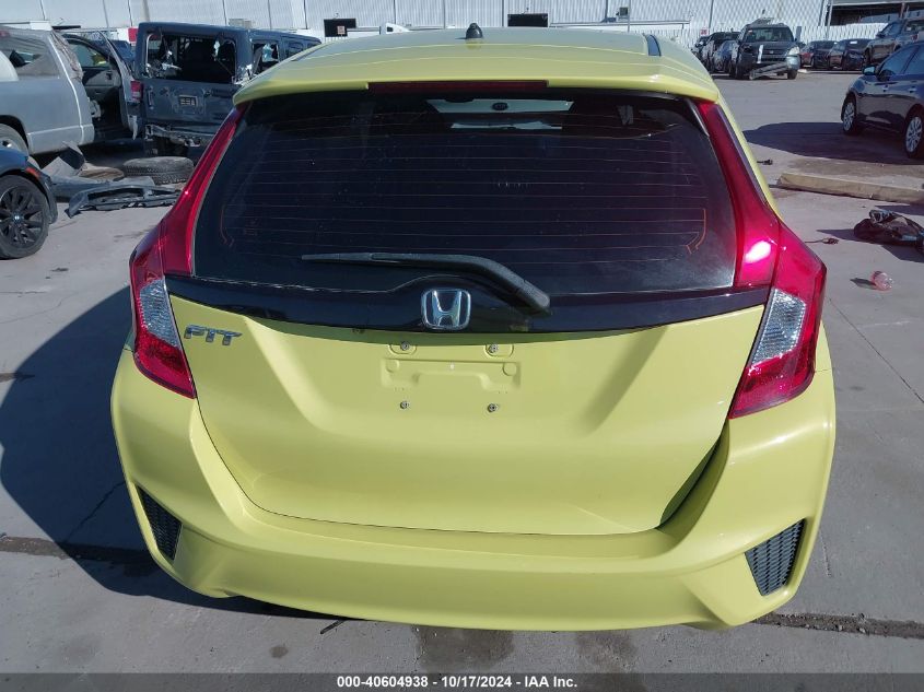 2016 Honda Fit Lx VIN: JHMGK5H56GX017407 Lot: 40604938