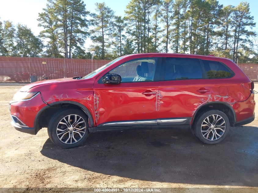 2018 Mitsubishi Outlander Es VIN: JA4AZ3A33JZ042948 Lot: 40604951