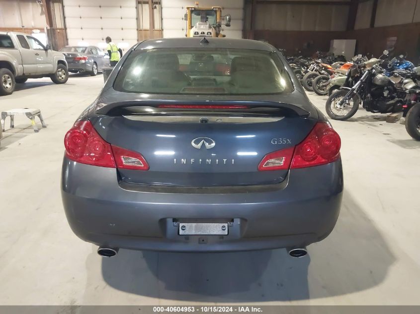 2008 Infiniti G35X VIN: JNKBV61F08M255007 Lot: 40604953