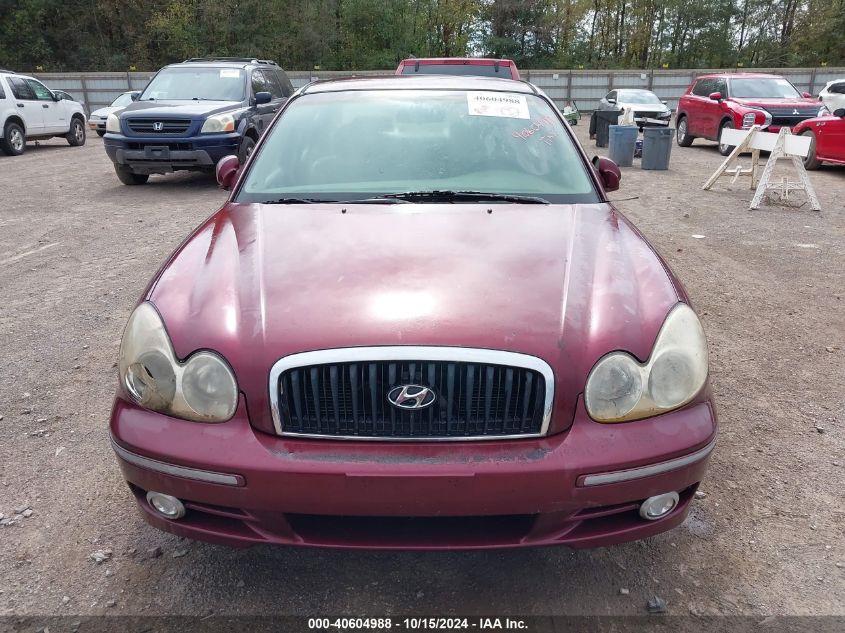 2002 Hyundai Sonata Gls/Lx VIN: KMHWF35H22A525112 Lot: 40604988