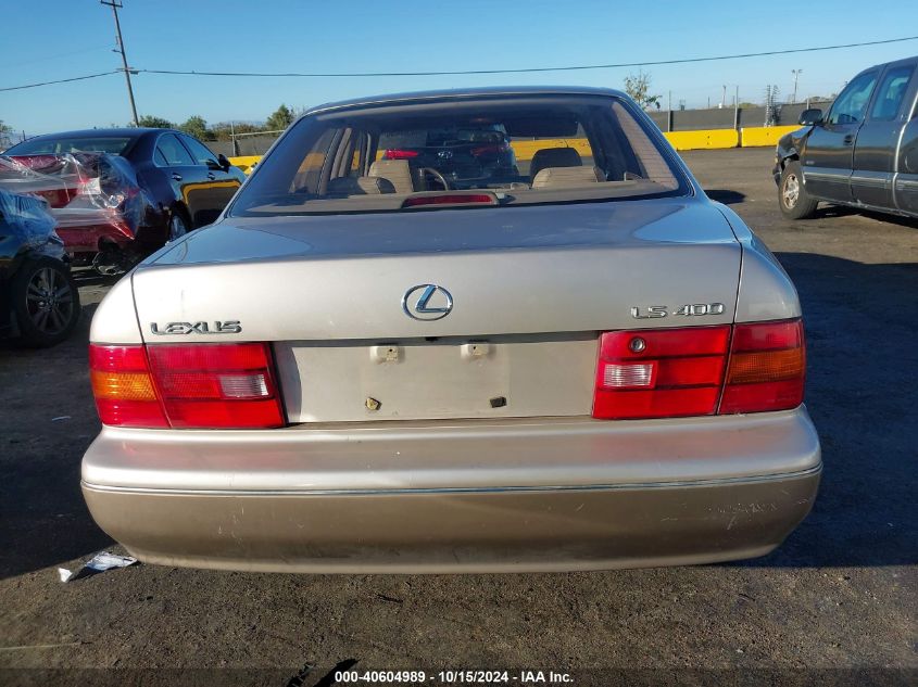 1995 Lexus Ls 400 VIN: JT8UF22E6S0011459 Lot: 40604989