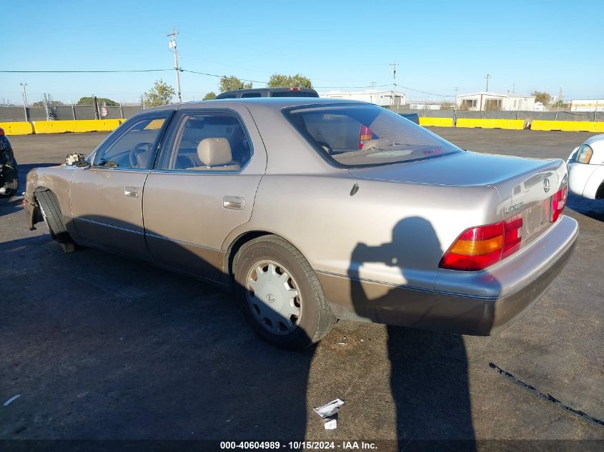 1995 Lexus Ls 400 VIN: JT8UF22E6S0011459 Lot: 40604989