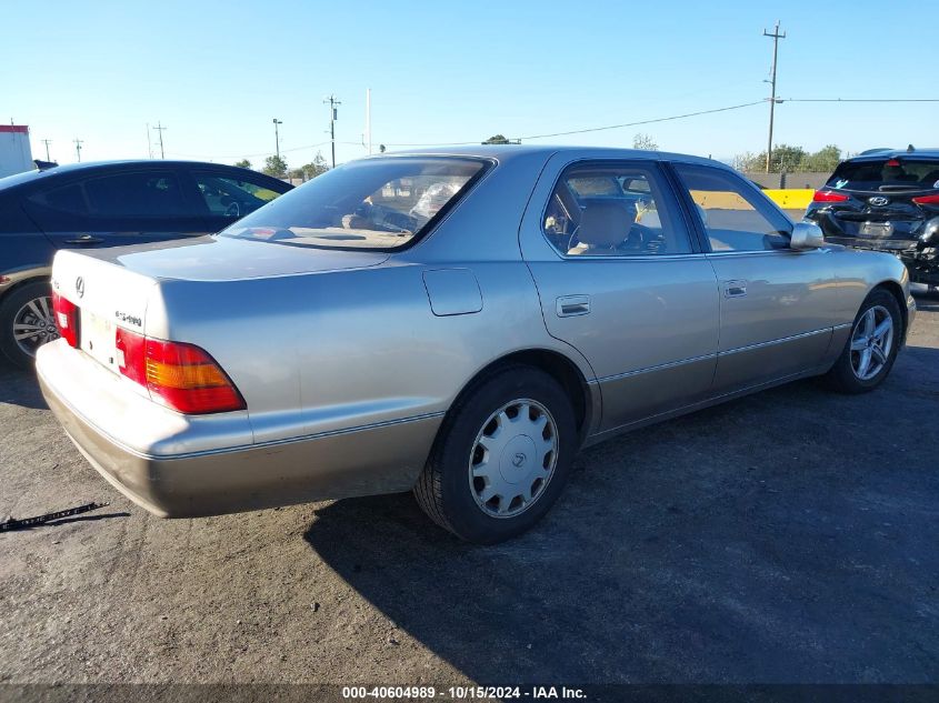 1995 Lexus Ls 400 VIN: JT8UF22E6S0011459 Lot: 40604989