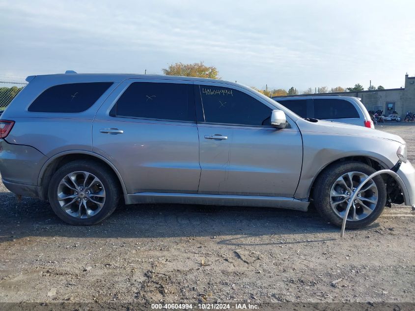 2019 Dodge Durango Gt VIN: 1C4RDJDG8KC780257 Lot: 40604994