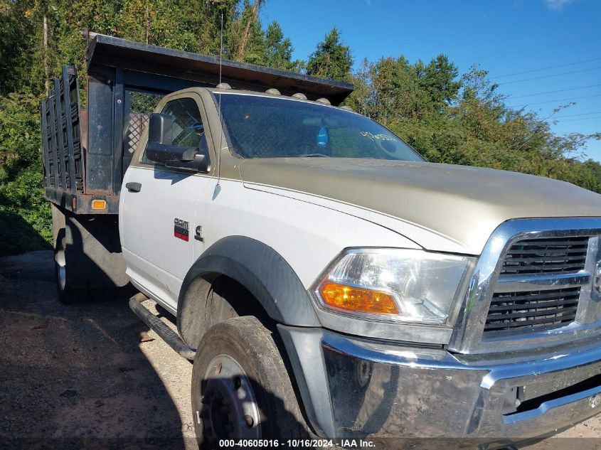 2012 Ram 5500 Chassis St/Slt VIN: 3C7WDNAL0CG100364 Lot: 40605016