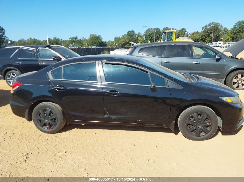 2014 Honda Civic Lx VIN: 19XFB2F55EE021847 Lot: 40605017