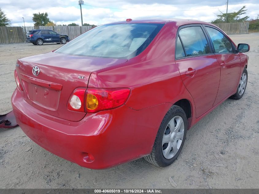 2009 Toyota Corolla Xle VIN: 1NXBU40E99Z074941 Lot: 40605019