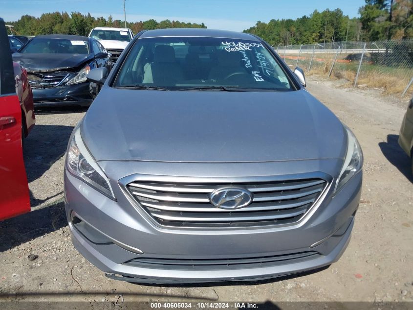 2016 Hyundai Sonata Se VIN: 5NPE24AF1GH304199 Lot: 40605034