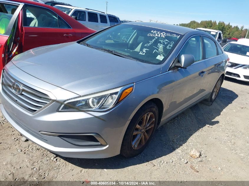 2016 Hyundai Sonata Se VIN: 5NPE24AF1GH304199 Lot: 40605034