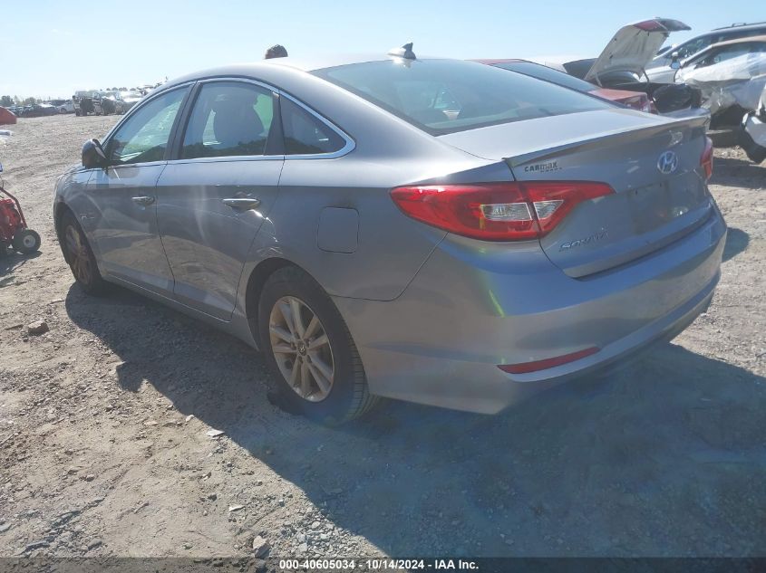 2016 Hyundai Sonata Se VIN: 5NPE24AF1GH304199 Lot: 40605034