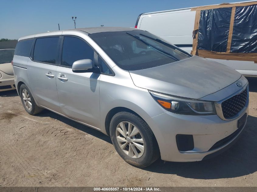 2016 Kia Sedona L VIN: KNDMA5C17G6156799 Lot: 40605057